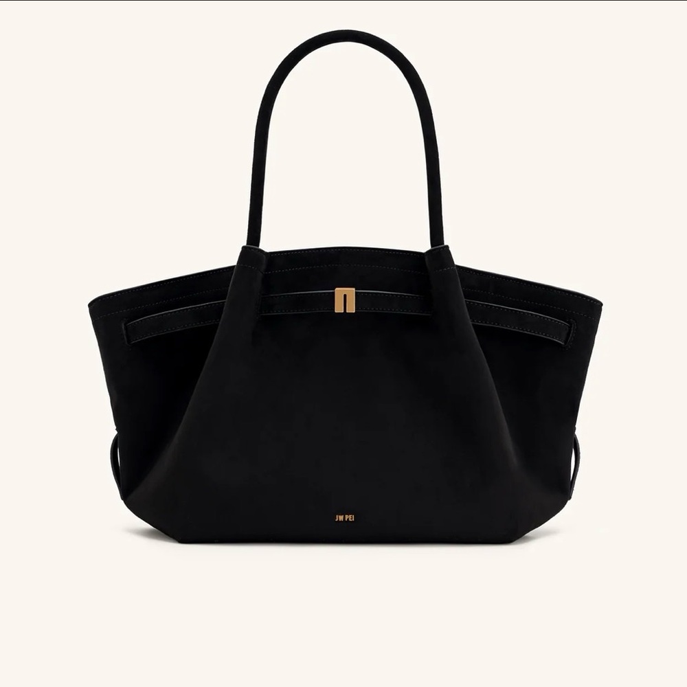 JW PEI Elegant Black Tote Bag